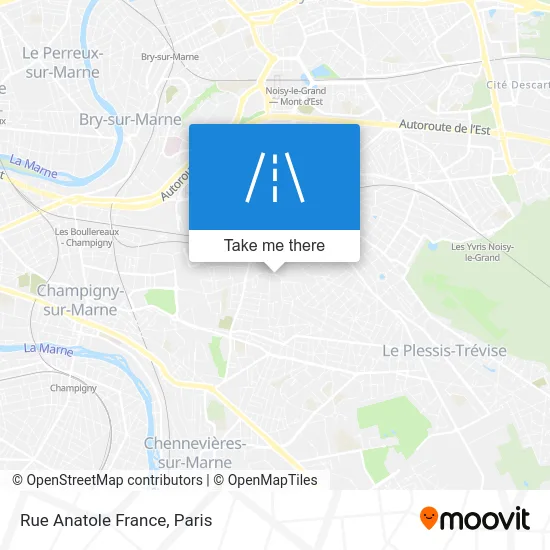 Rue Anatole France map