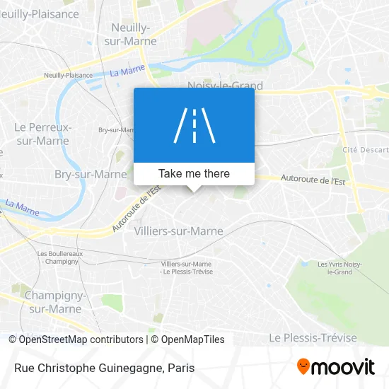 Rue Christophe Guinegagne map