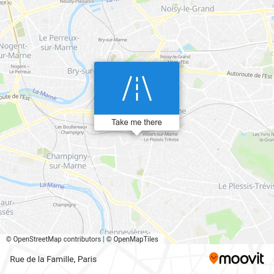 Rue de la Famille map