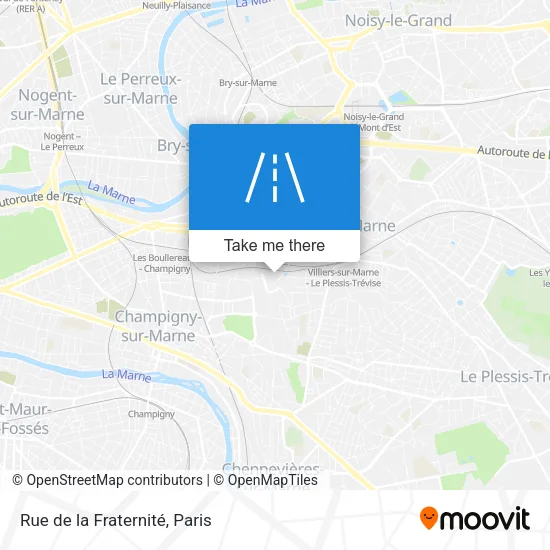 Rue de la Fraternité map