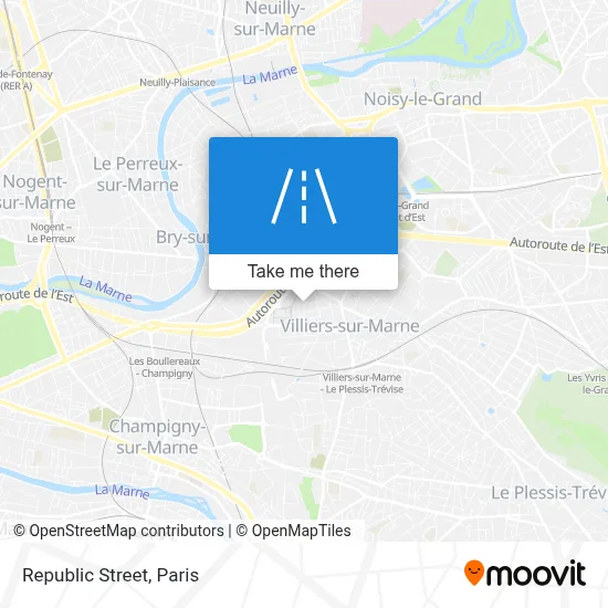 Rue de la République map