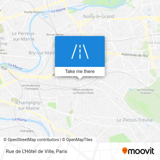 Rue de L'Hôtel de Ville map