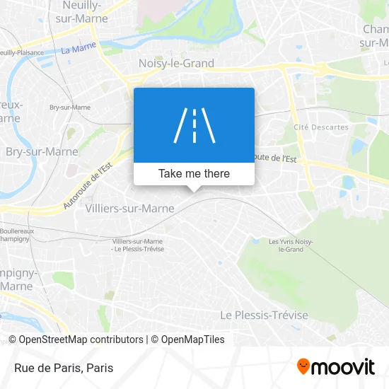 Rue de Paris map