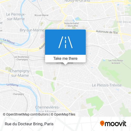 Mapa Rue du Docteur Bring