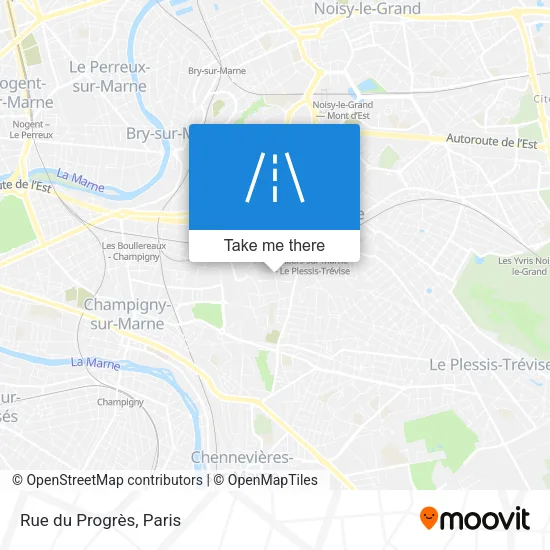Rue du Progrès map