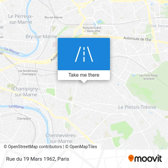 Rue du 19 Mars 1962 map