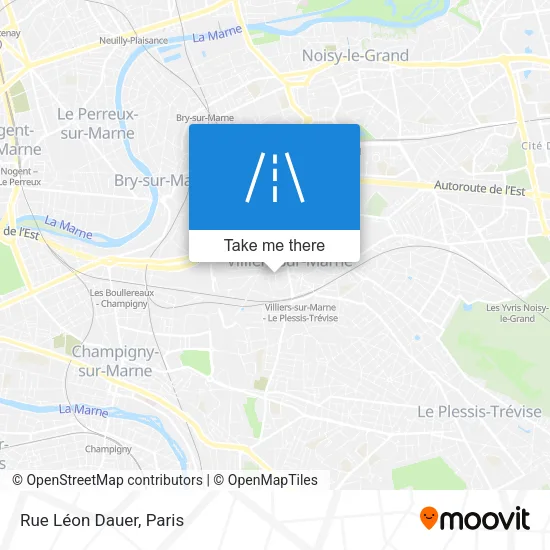 Rue Léon Dauer map