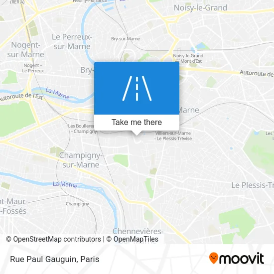 Rue Paul Gauguin map