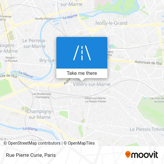 Rue Pierre Curie map