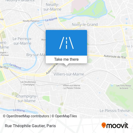 Rue Théophile Gautier map