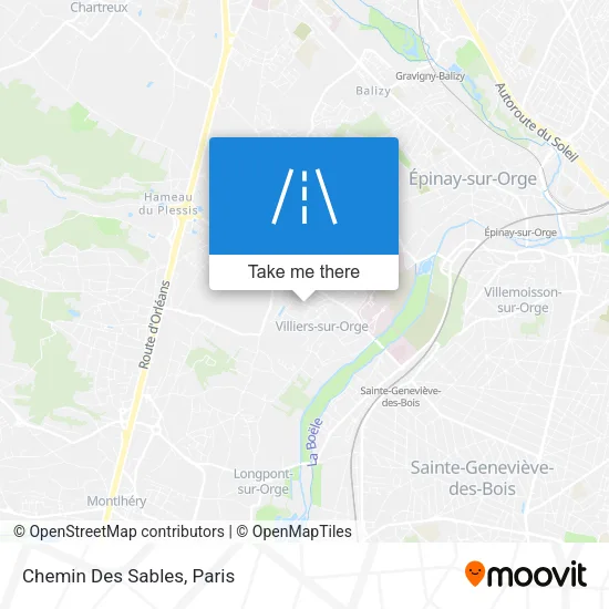 Chemin Des Sables map