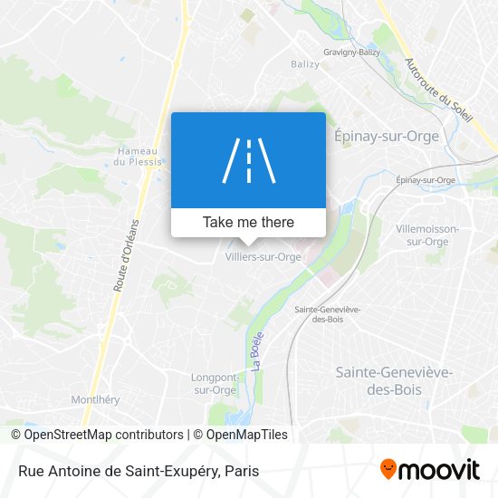 Rue Antoine de Saint-Exupéry map