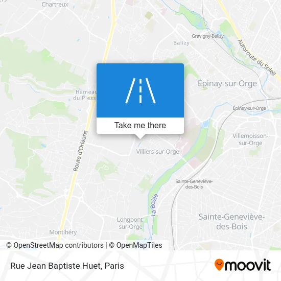 Rue Jean Baptiste Huet map