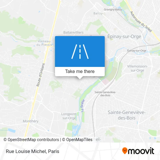 Rue Louise Michel map