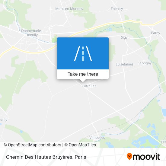 Chemin Des Hautes Bruyères map
