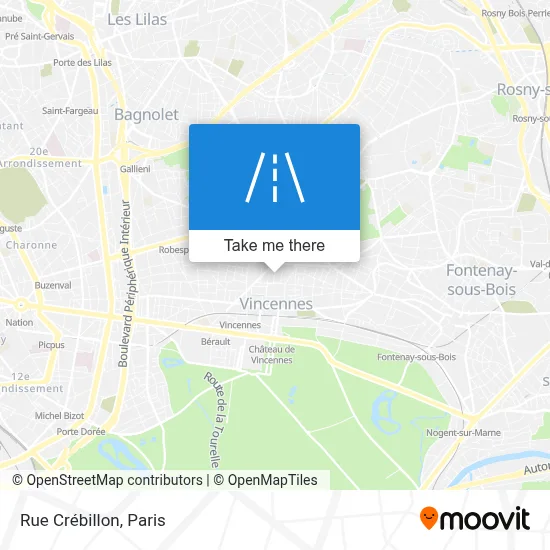 Rue Crébillon map