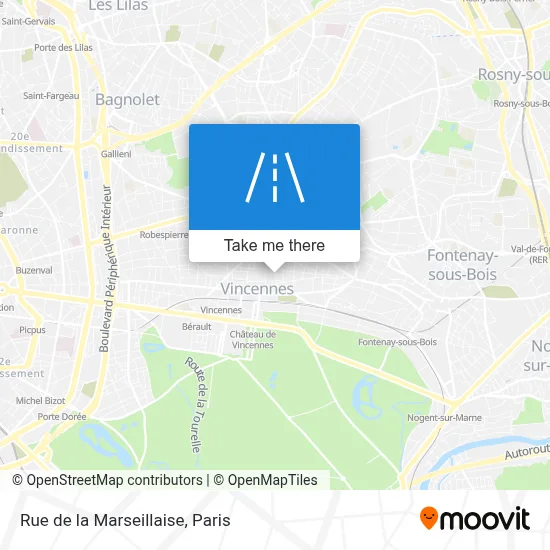 Rue de la Marseillaise map