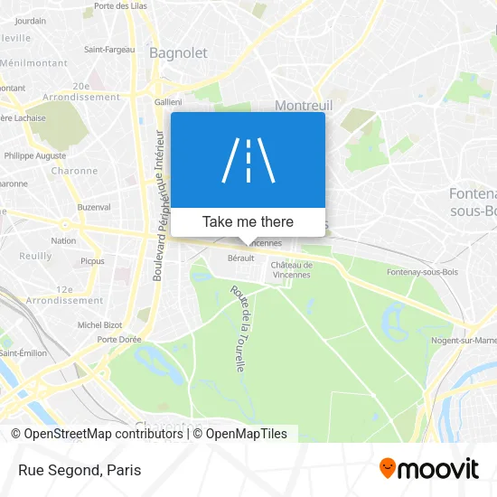Rue Segond map