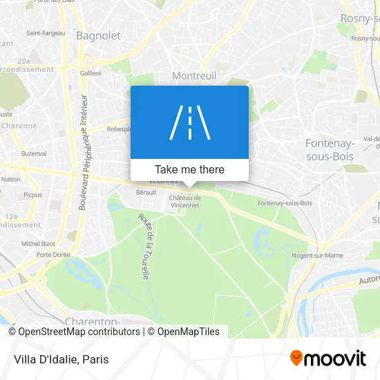 Villa D'Idalie map