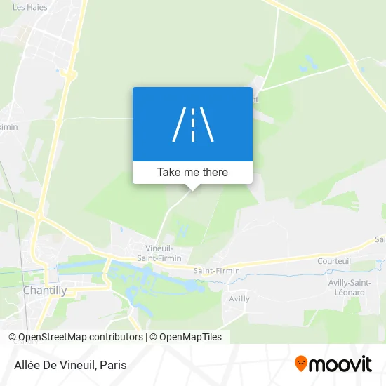 Mapa Allée De Vineuil