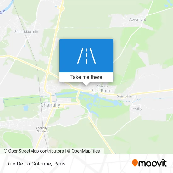 Rue De La Colonne map