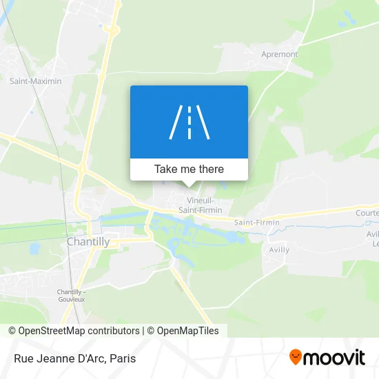 Rue Jeanne D'Arc map