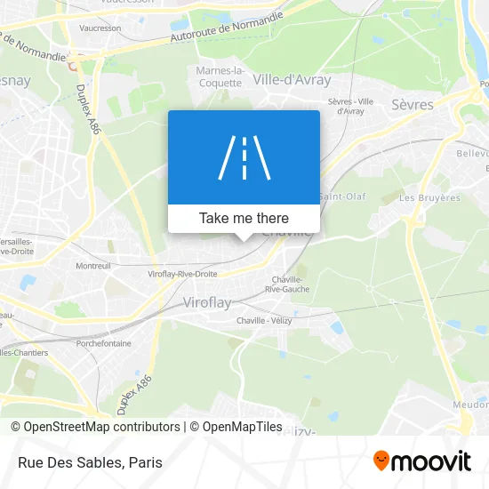 Rue Des Sables map
