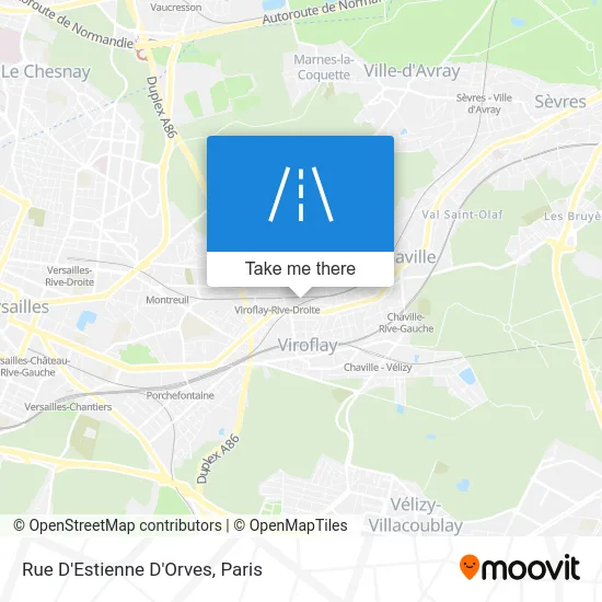 Rue D'Estienne D'Orves map