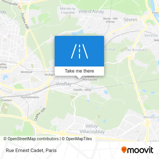 Rue Ernest Cadet map