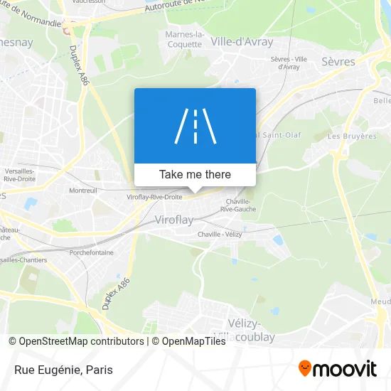 Rue Eugénie map