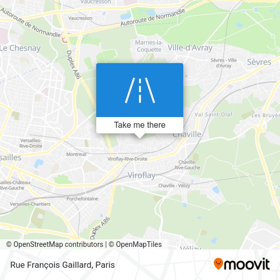 Rue François Gaillard map