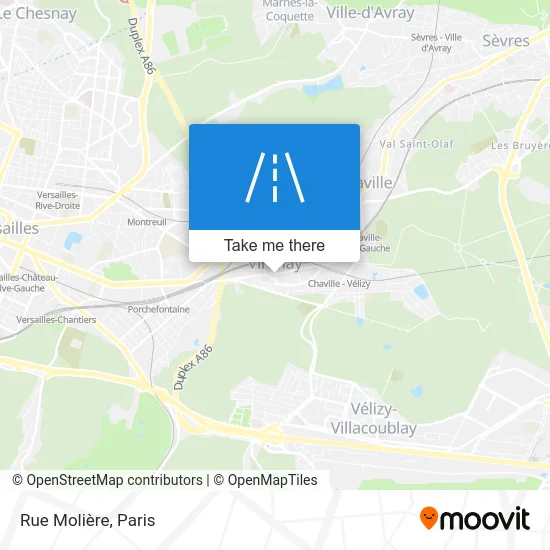 Rue Molière map