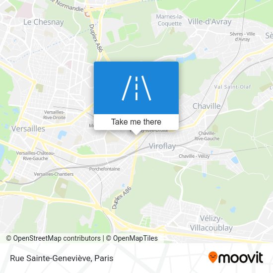 Rue Sainte-Geneviève map