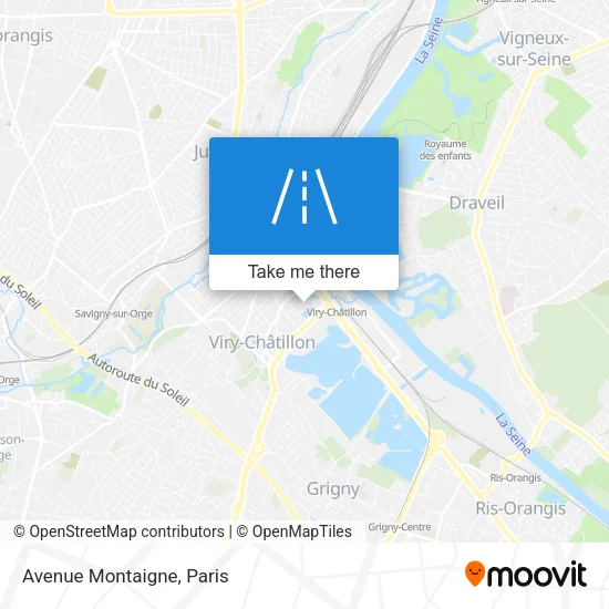 Avenue Montaigne map