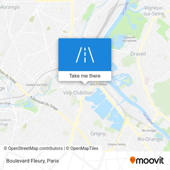 Boulevard Fleury map
