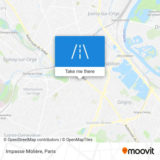Impasse Molière map