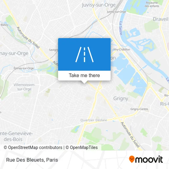Rue Des Bleuets map