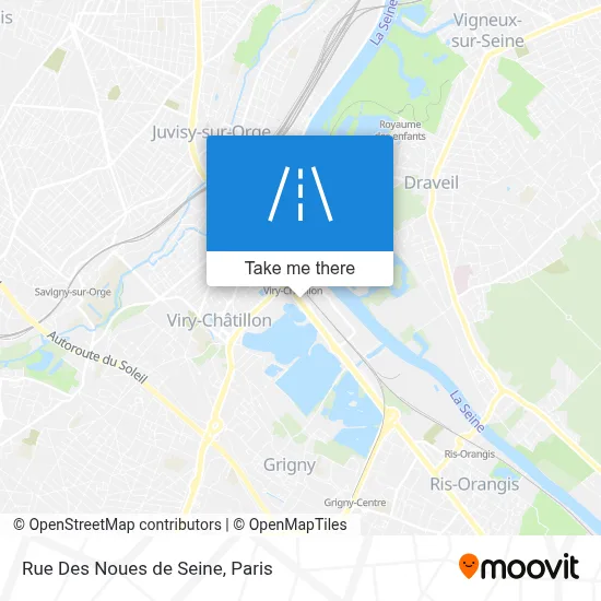 Rue Des Noues de Seine map