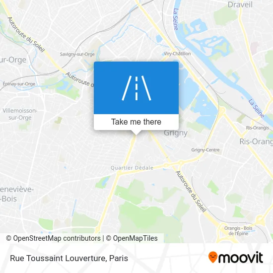 Rue Toussaint Louverture map