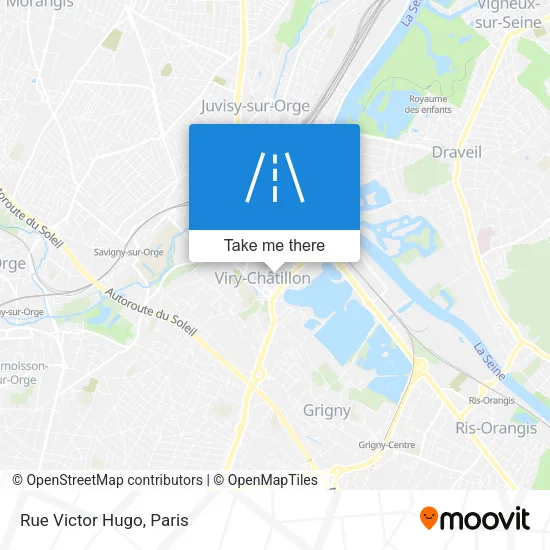 Rue Victor Hugo map