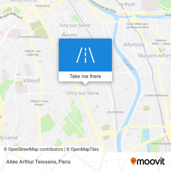 Allée Arthur Teisseire map