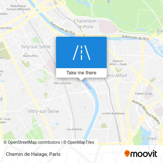 Chemin de Halage map