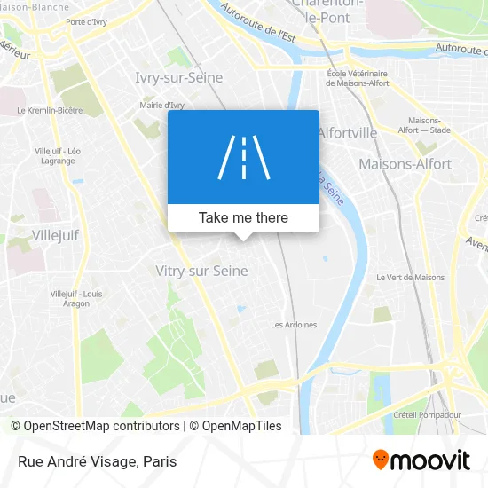 Rue André Visage map
