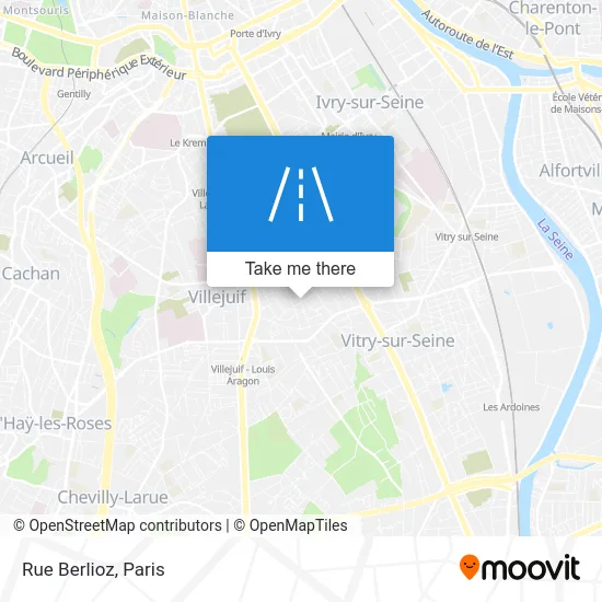 Rue Berlioz map
