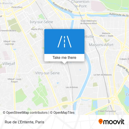 Rue de L'Entente map