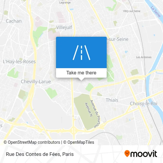 Rue Des Contes de Fées map