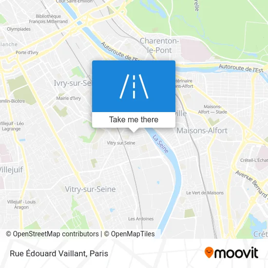 Rue Édouard Vaillant map