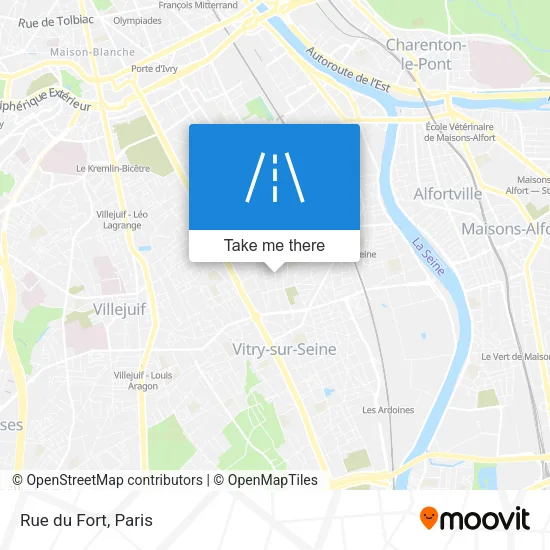 Rue du Fort map