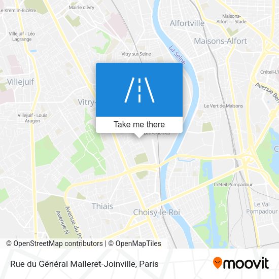 Rue du Général Malleret-Joinville map
