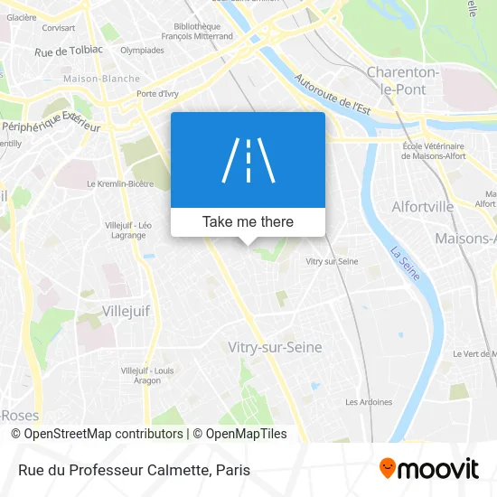 Rue du Professeur Calmette map